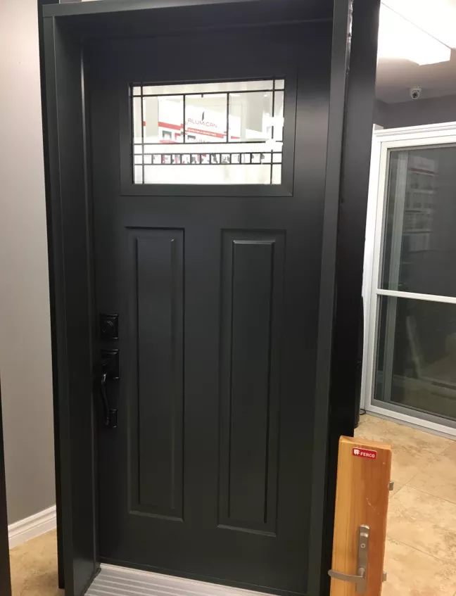 Salle de montre | Porte residentiel Noir