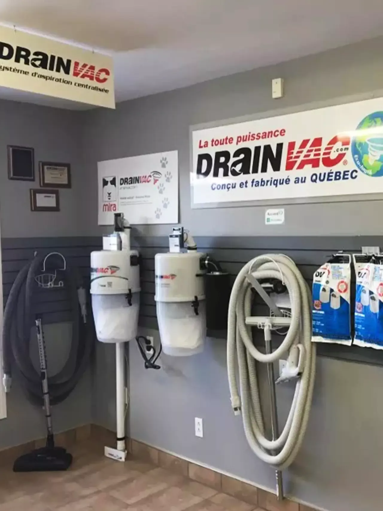Salle de montre | Distributeur Drainvac